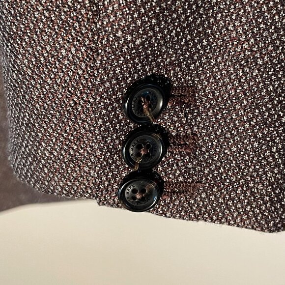 Hart Schaffner Marx dark brown luxurious 100% wool sport coat, blazer, size M - Picture 6 of 9